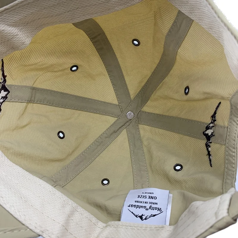 High quality with cheaper price 6-panel sports caps dad hat portability and fordable polyester hat for golf and hiking