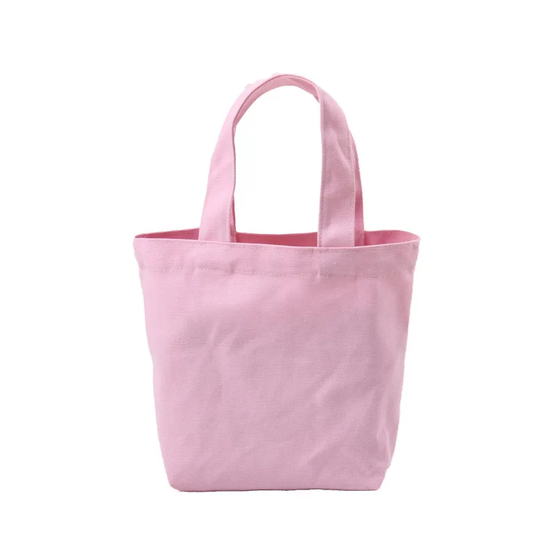 Wholesale High Quality Cute Small Canvas Bag Korean Style Canvas Shopping Bag Eco Friendly Cotton Tote Bags