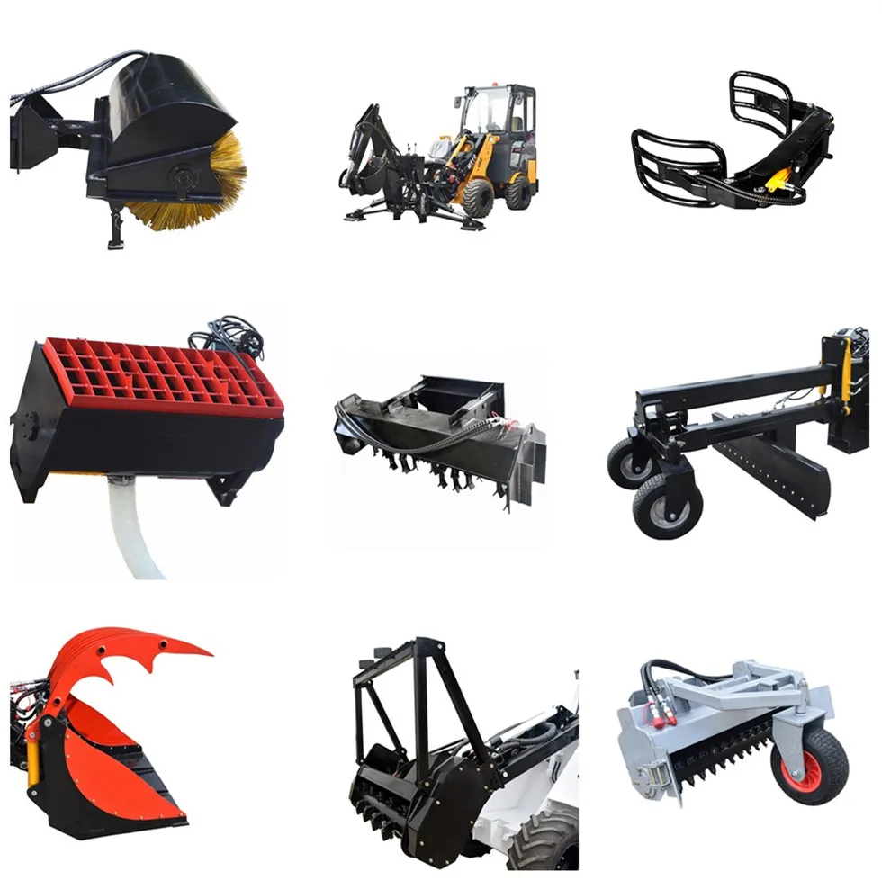 Factory Supply Construction Machinery Attachments wheel loader skid loader excavator accessories with good price