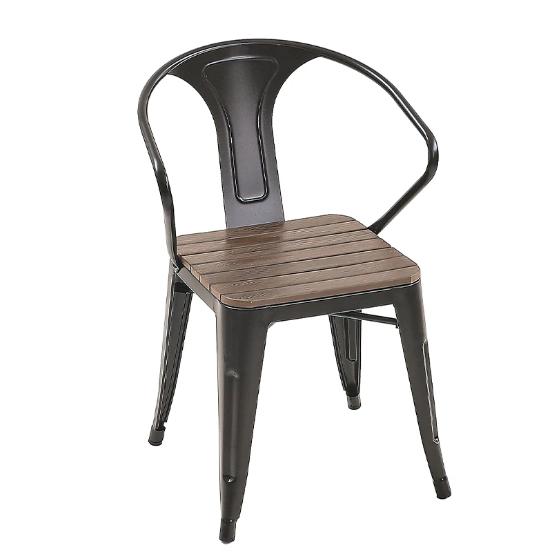 Modern design garden furniture Plastic wood patio chairs Vintage outdoor furniture Metal outdoor tables Patio restaurant chair