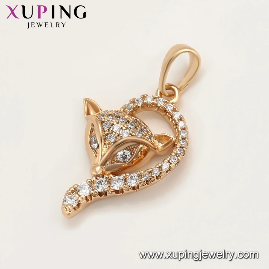35642 xuping jewelry Wholesale popular Christmas promotion fox animal pendant without chain