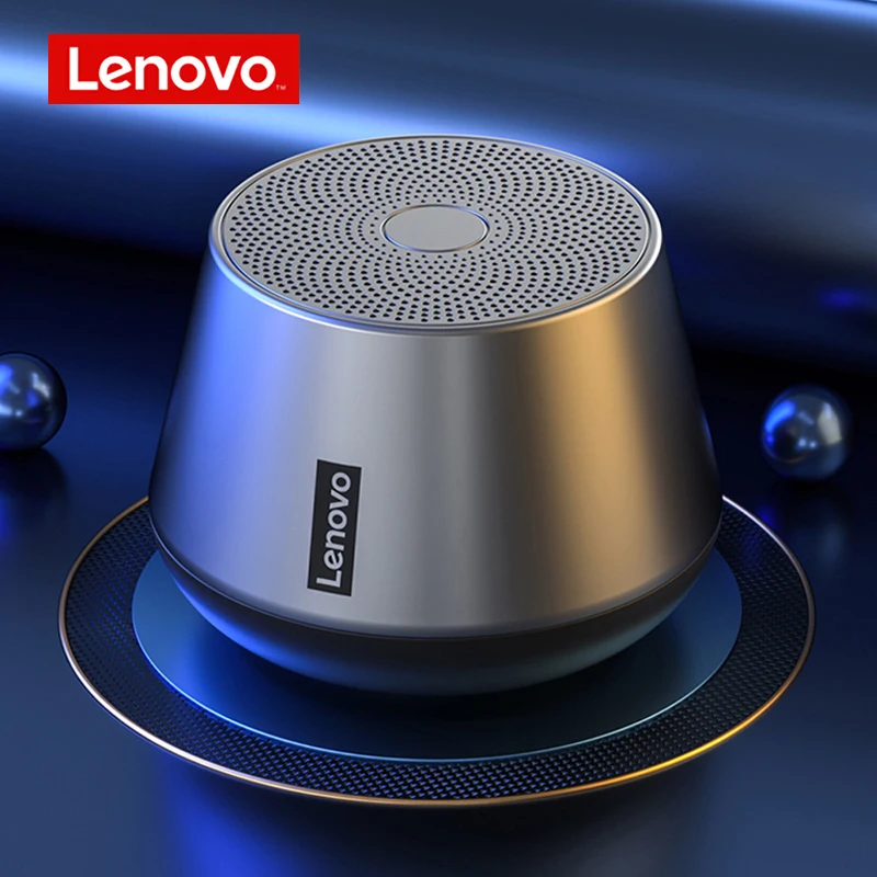 Оригинальный водонепроницаемый мини-динамик Lenovo K3 Pro с функцией Голосового звонка FM металлический бас Hi-Fi для улицы домашнего кинотеатра bt беспроводной портативный