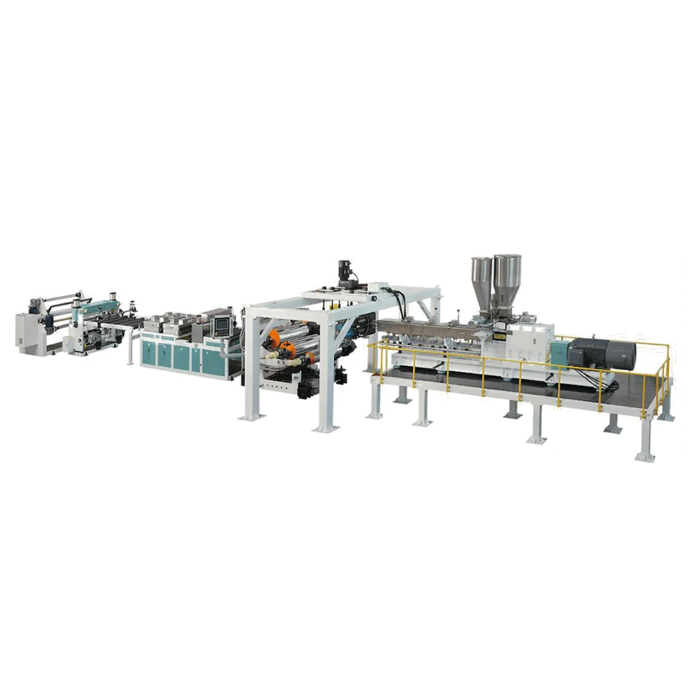 Plastic extrusion machine ps single layer sheet extruder
