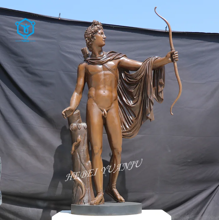YUANJU Outdoor Full Size Large Nude Statue Bronze For Sale