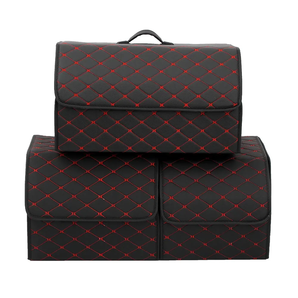 Wholesale high-end anti kick car rear seat storage bag Multi Pocket hanger organizer Cup Holder Black Summer Winter seat