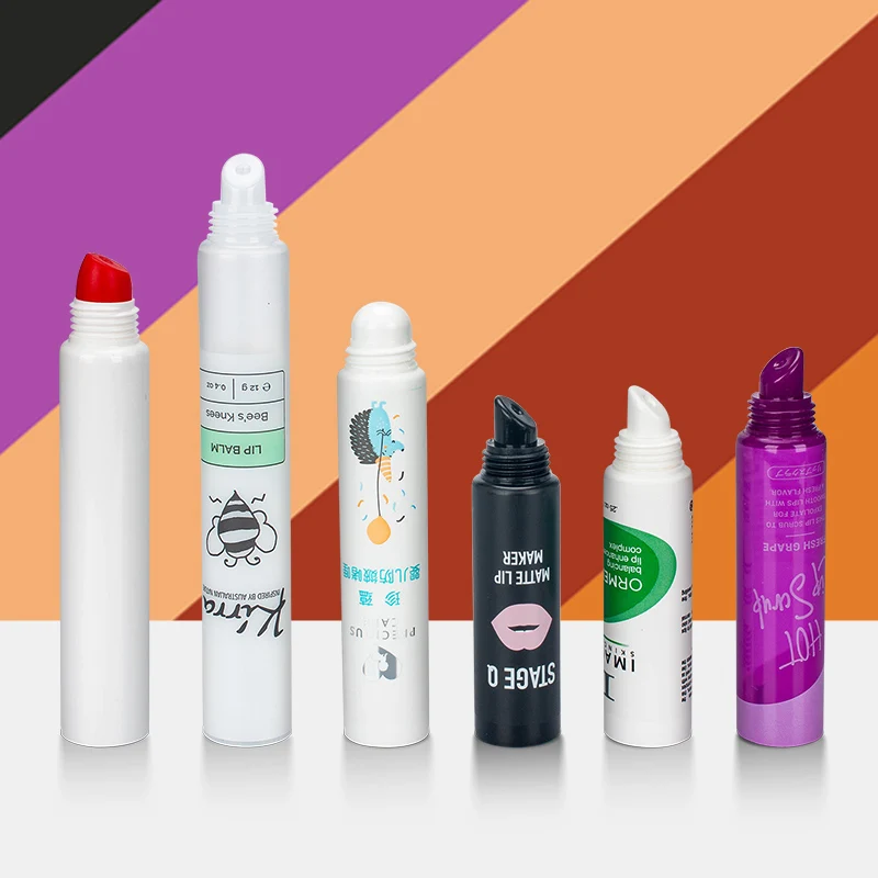 
Custom Cosmetic Tube Container, Plastic PE Squeeze Tube, Empty Soft Tube Packaging 