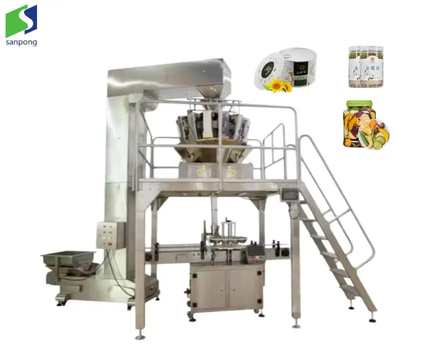 solution filling machine manufacturing plant automatic 14 head scale weigher granular multi-head filling machine