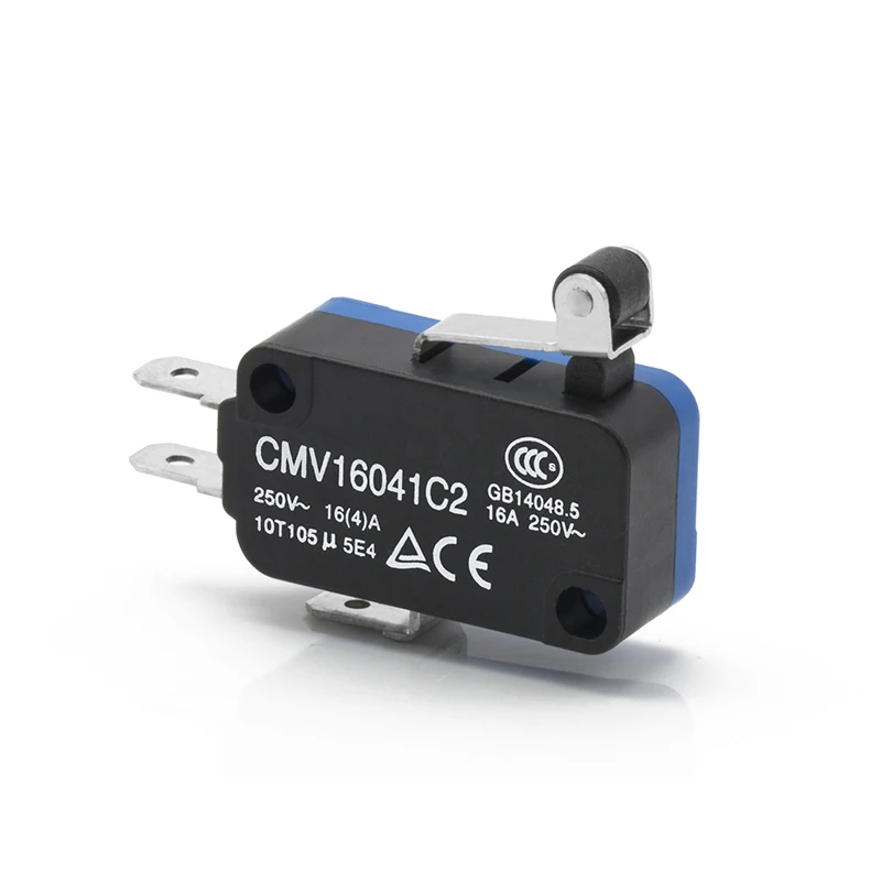 wholesale CNTD Chang De Electric small micro travel switch CMV16041C2 self-reset 16A pulley 187 terminal good price