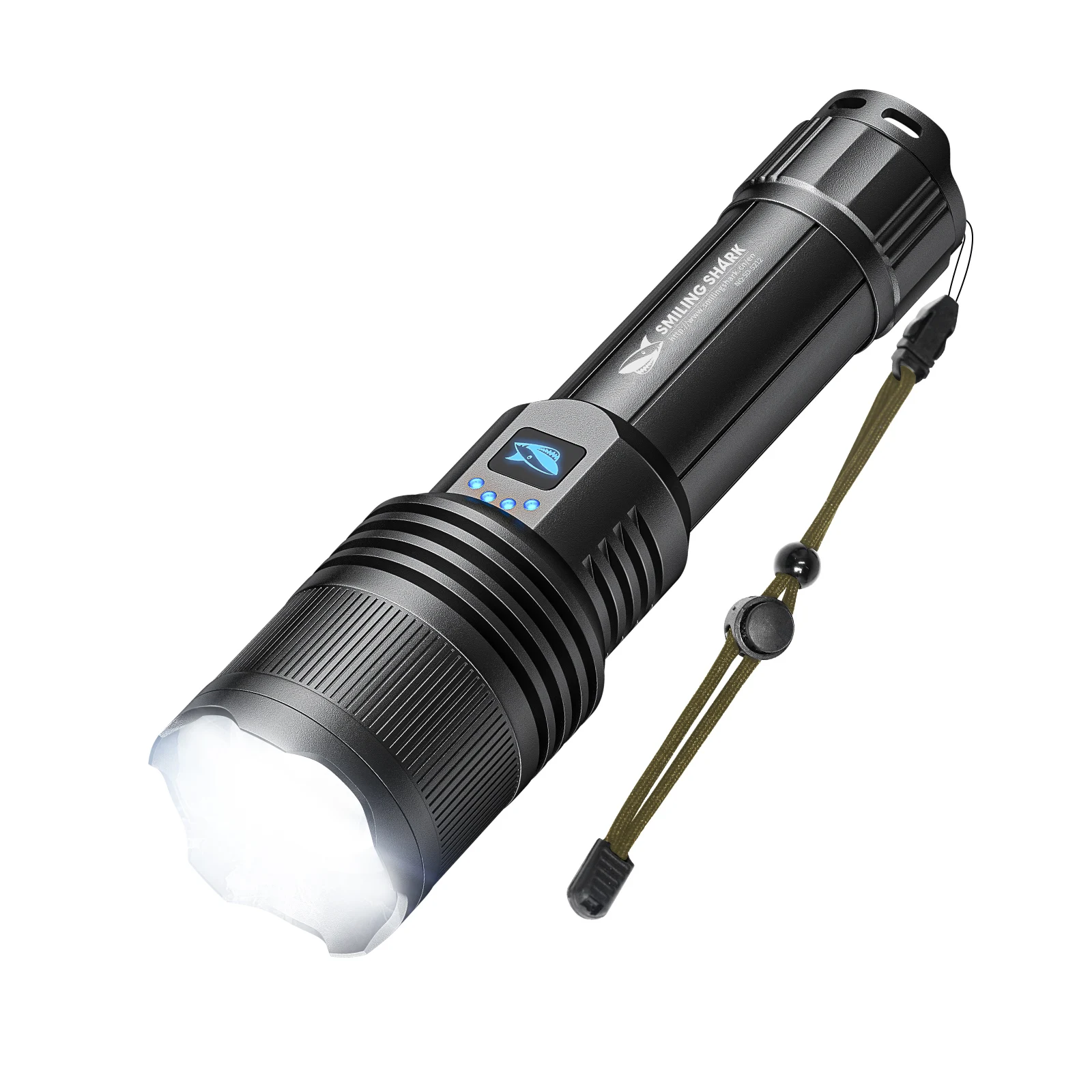 Custom White Power Brightest Laser Beam LED Ultra Long Range Flashlight AAA Lumen Tactics Spotlight