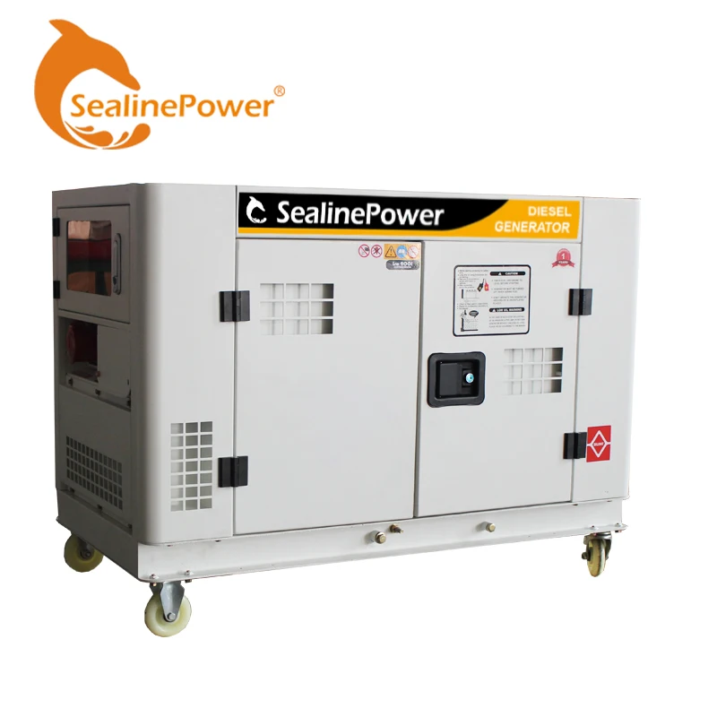 10KW  Two-cylinder Water-cooled  Large  Generator Units custom made machinery
