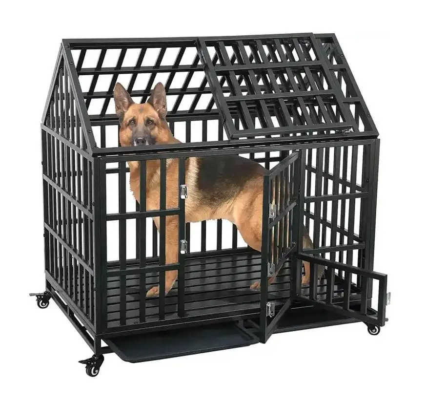 Heavy Duty Dog Cage Wholesale Price Customized Size Pet Cages Outdoor Kennel Dog House Dog Kennels Large Outdoor