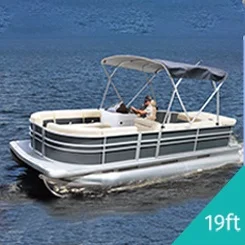 28ft 300HP Tritoon Pontoon Boat With Bathroom For Sale