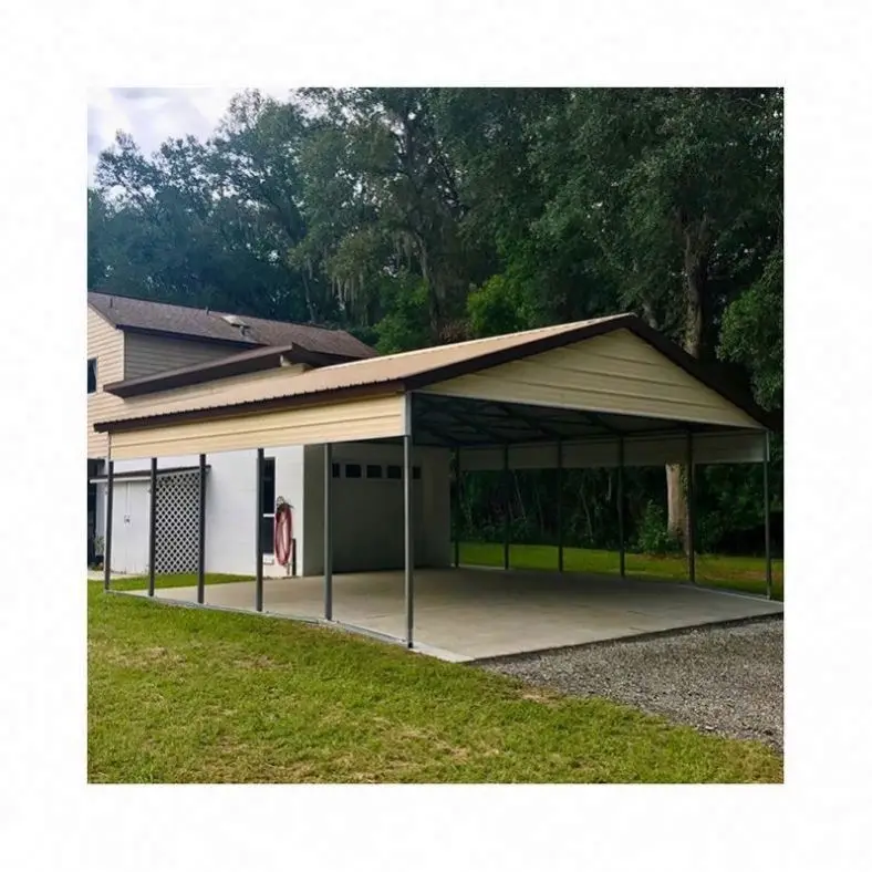 Solar Steel Price Car Shelter System Garage Wholesale Double Wash Carbon Brackets Mounting Pan Ev Charger Overhead So Carport