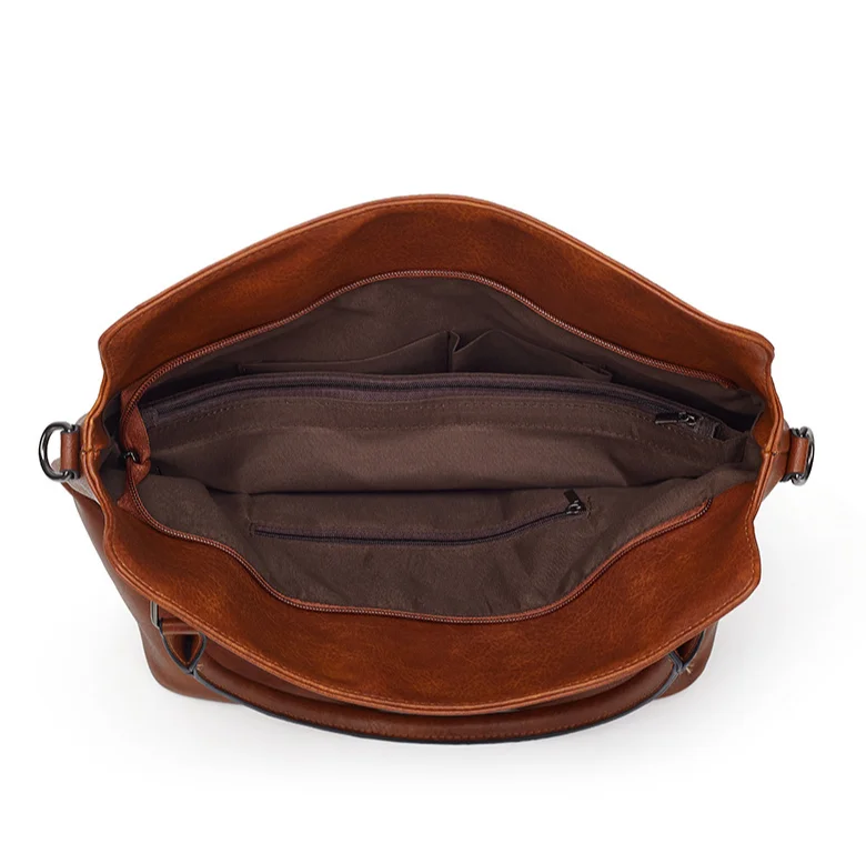 DF465 Fashion  Leather Lady tote hand bag with one shoulder strap