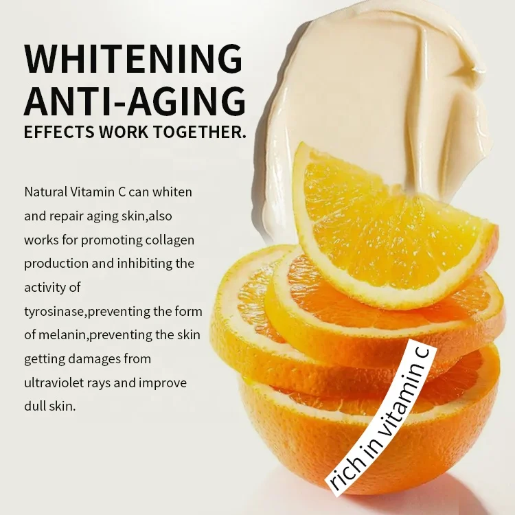 Best Selling Skin Care Vitamin C Organic Moisturizing Anti Wrinkle 100 g Whitening Cream Face Cream
