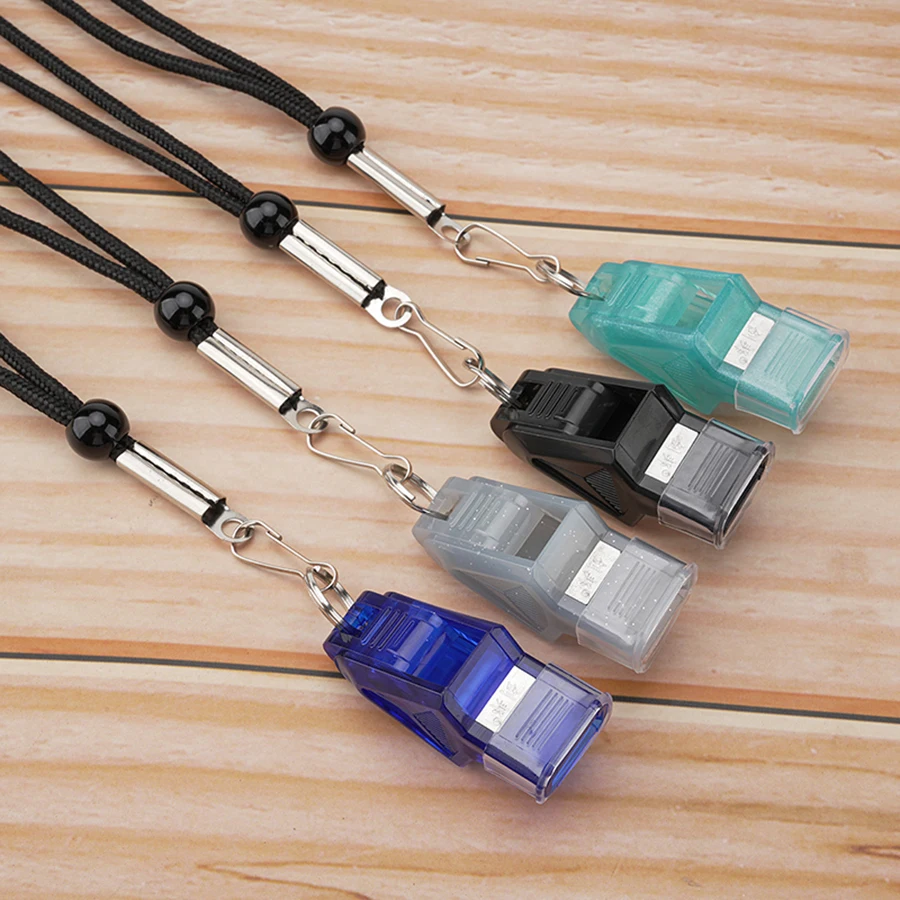 dolphin referee whistle for soccer Football and basketball referees multiple colors  sports whistle with string neck lanyard