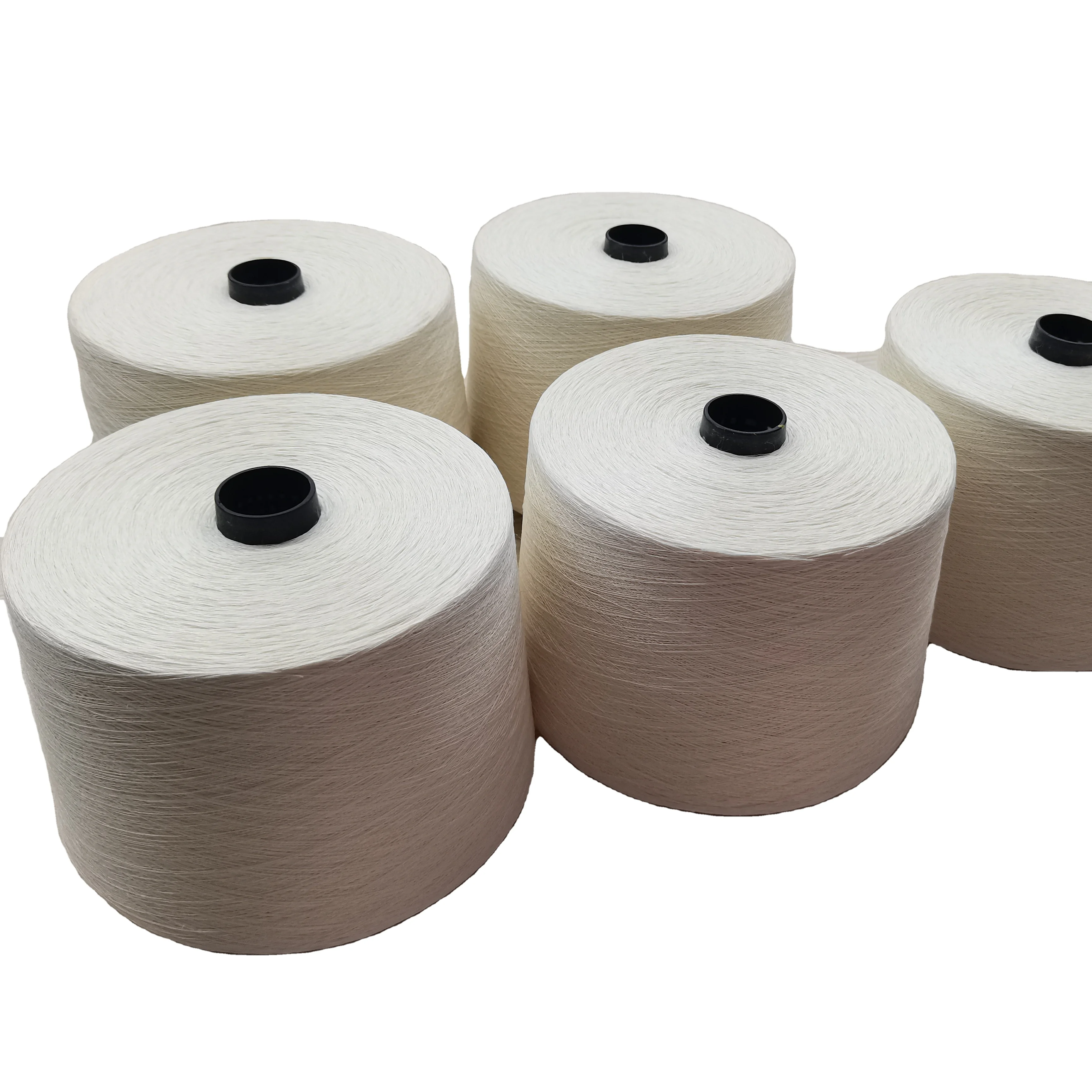 Factory Wholesale 100% Yarn Plain Dyed Fabric Silk Blended Yarn-Dyed European Linen