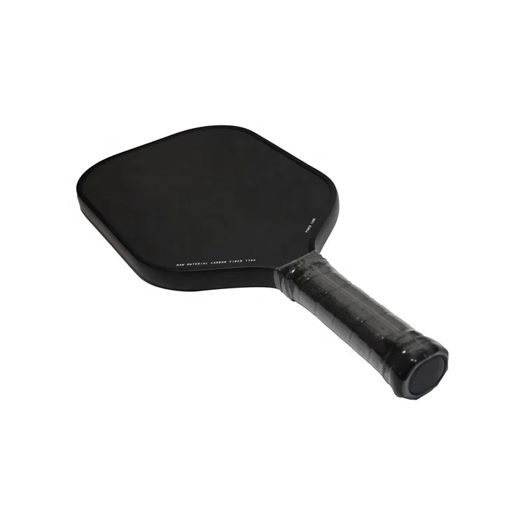 Popular new arrival custom thermoformed T700 raw carbon fiber pickleball paddle