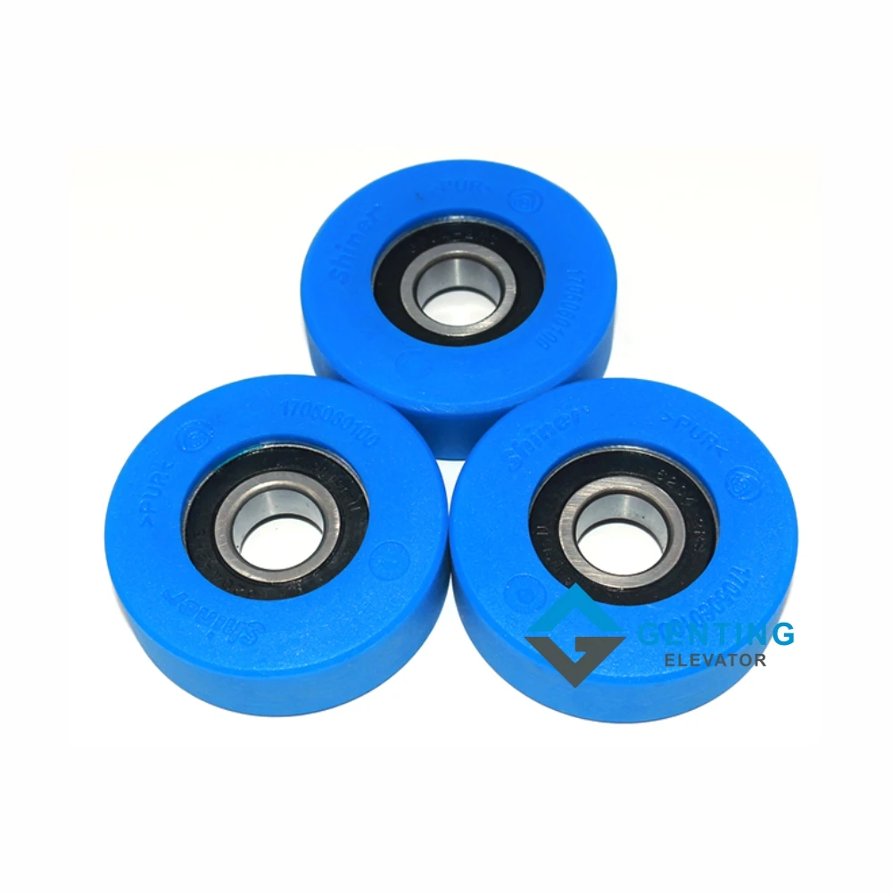 Escalator parts roller Tke escalator blue step wheel chain wheel 75*24*6204