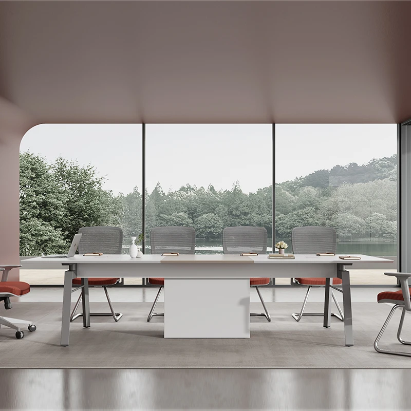 Modern Design 8 10 12 People Office Meeting Room Table Desk Boardroom Modular Office Conference Tables