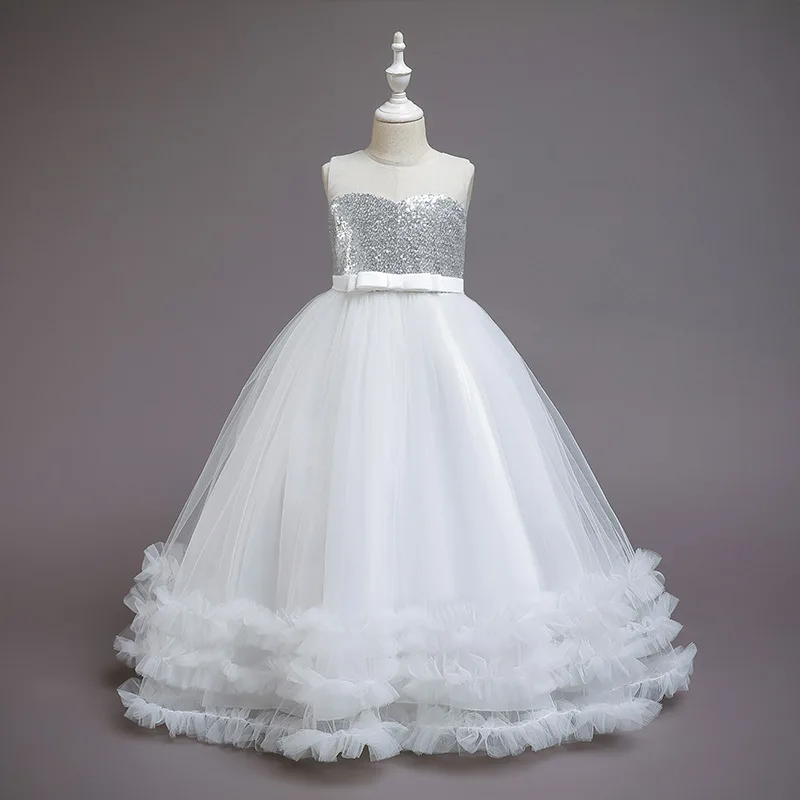 Meiqiai Girls Party Prom Clothing Flower Girls Princess Wedding Ball Gown Evening Dresses