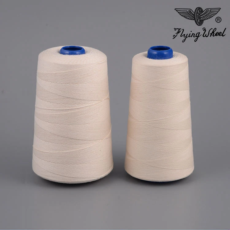High Quality 100% Polyester White Thread Cotton Sewing Thread For Garment