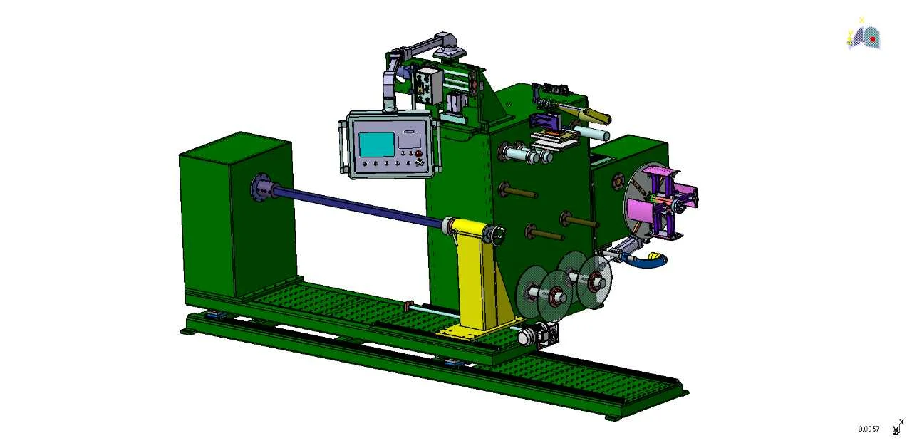 GYBRJ-1500 Transformer Rectangular core HV coil Foil Winding Machine with Cu