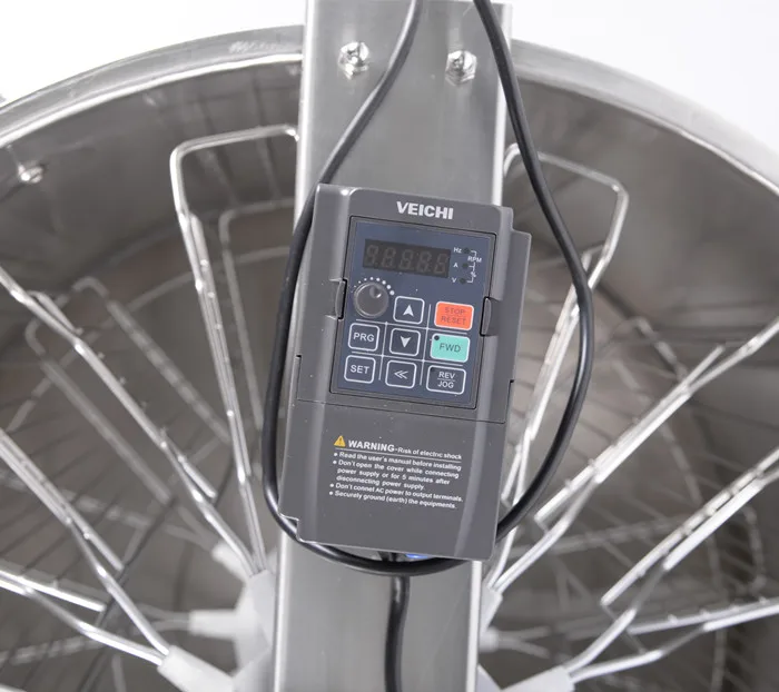 Stainless steel electric 12/24 frames honey extractor