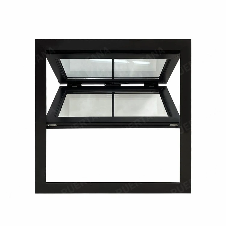 Aluminum Storefront Vertical Sliding Bi-Folding Door Push Up Fold Up Window And Door Vertical Fold Up Windows