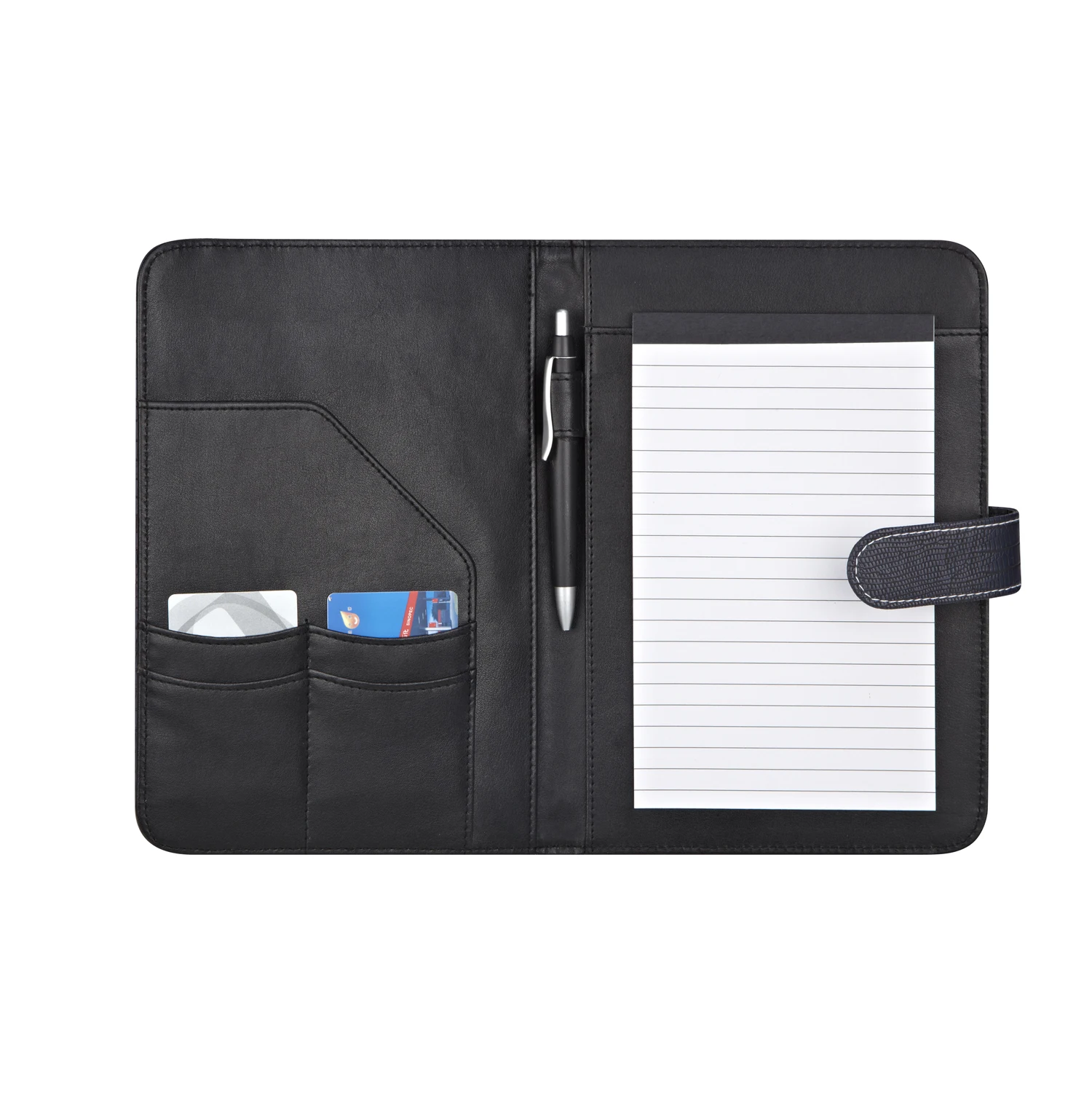 Business Stationery Briefcase Leather A4 For Documents Folder Portafolio With Calculator