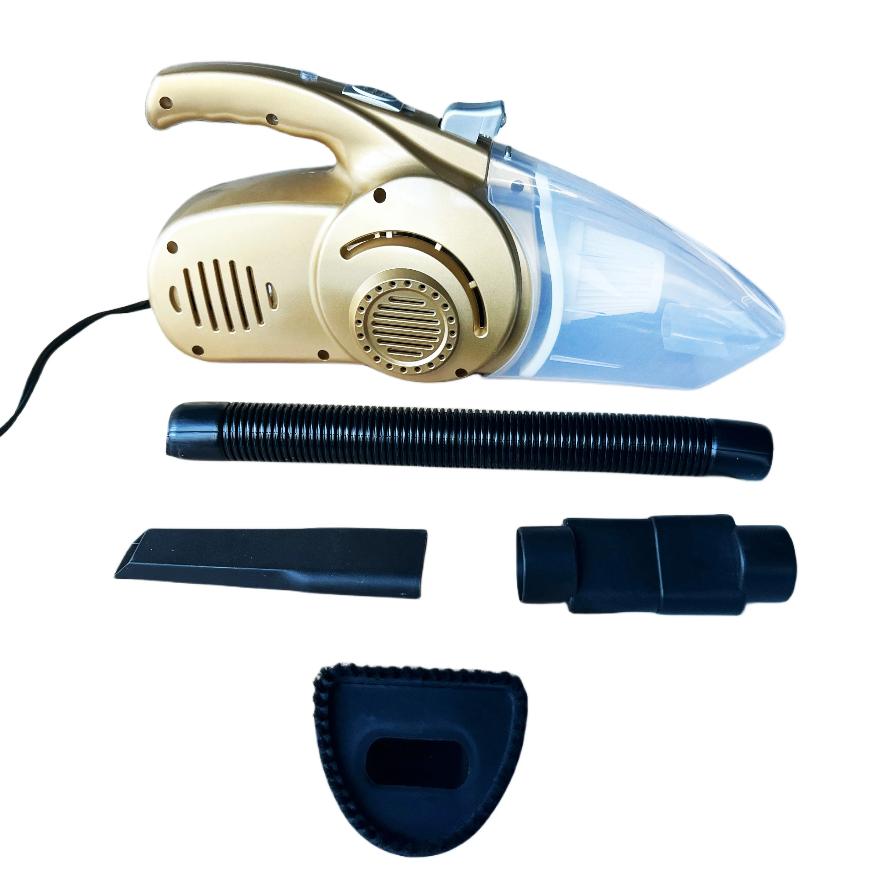 Super Cost-effective 4 in 1 Vacuum cleaner Tire Inflator Pump Handheld Car Vacuum Cleaner with Front Lighting