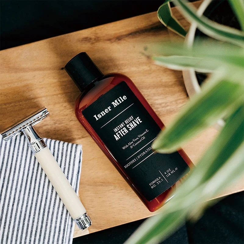 men beard shaving lotion vitamin E smoothing after shave gel