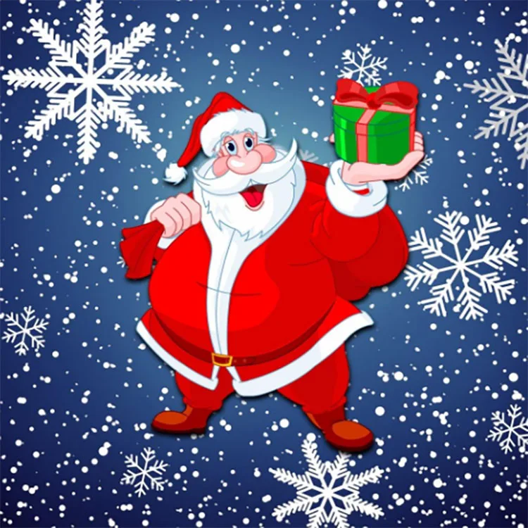 
Christmas decorations and gifts for the elderly with PP corrugated board inserted in the yard 
