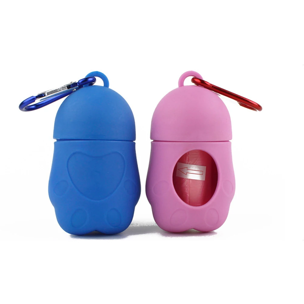 
New pet trash bag dog picker cat dispenser trash box shit pick up cleaning supplies 