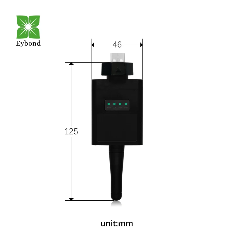 Eybond Wi-Fi  RS-485 RS-232 TTL IP65 wireless network monitoring of all brand inverters Datalogger