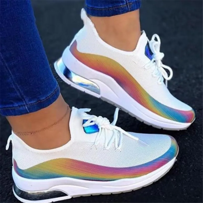 
Ladies Shoes Casual Walking Shoes 2020 New Sneaker Women Flat Mesh 