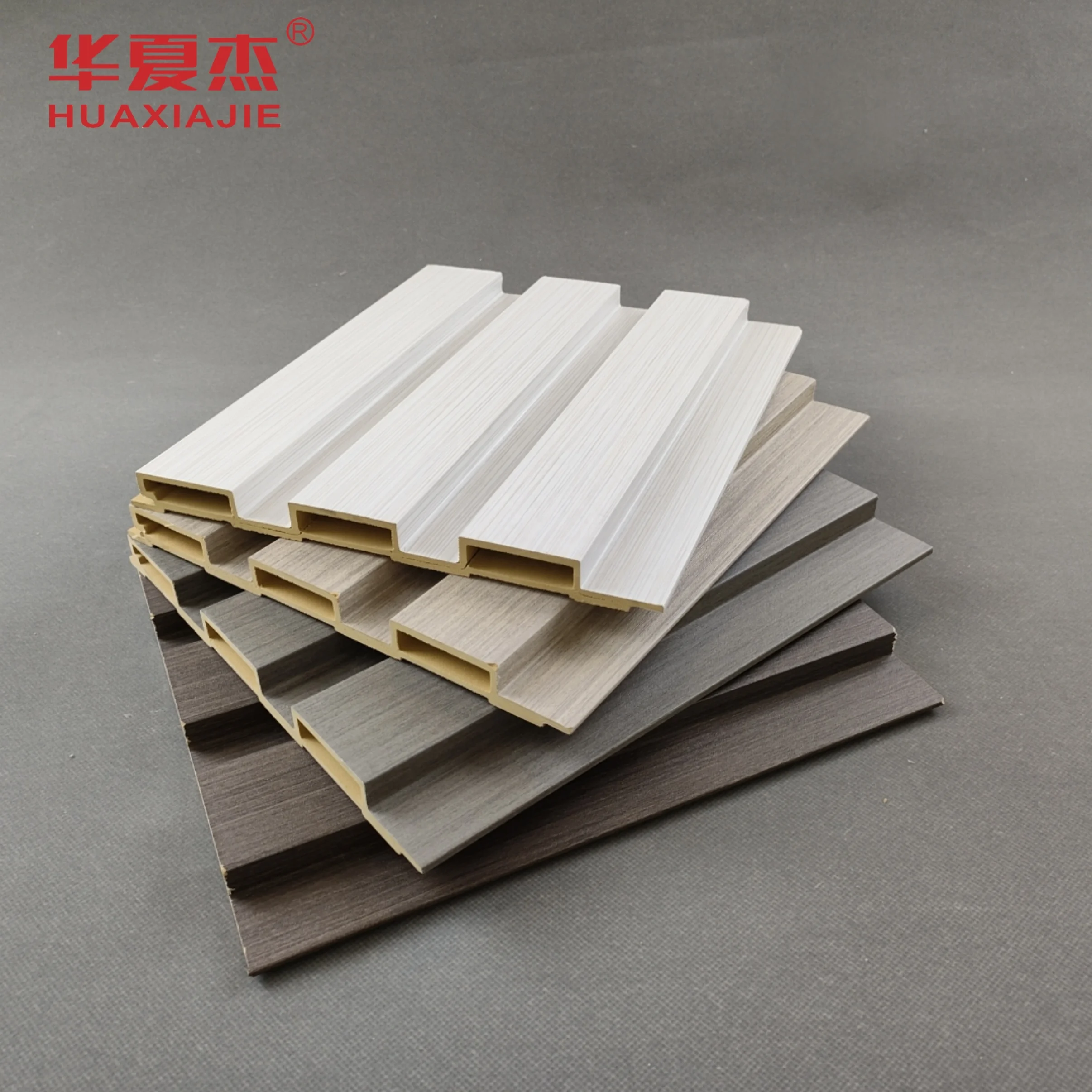 High quality wpc fluted wall panel laminated wall wpc panels waterproof indoor decoration