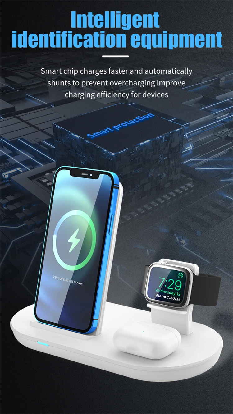 3 In 1 Fast Wireless Charger
