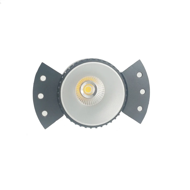 Anti Glare Golden Round Trimless Spotlight Frame for LED Module Light and GU10 MR16 Light