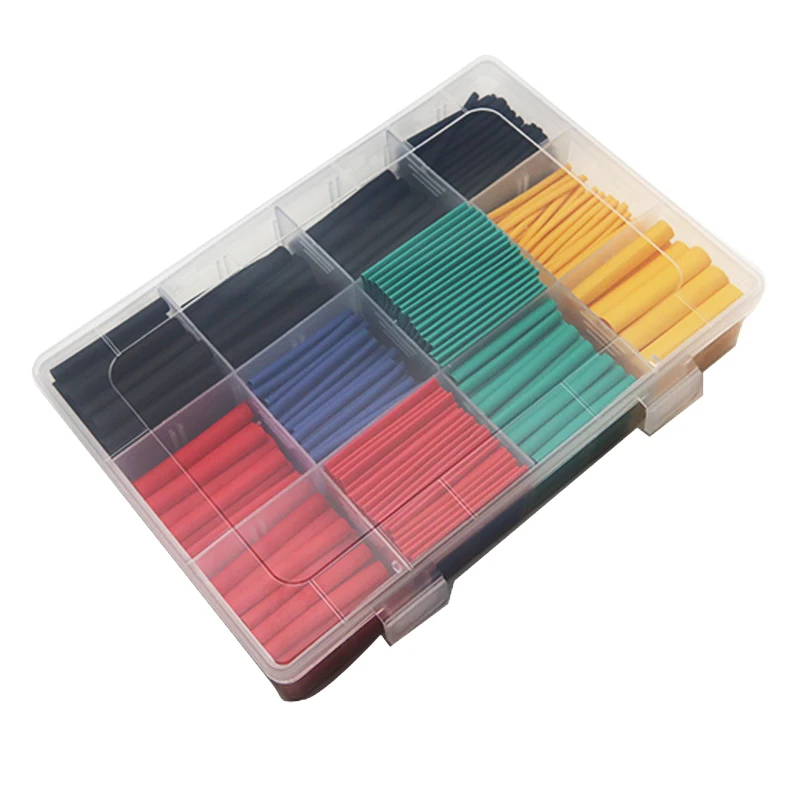 530 Piece Heat Shrink Tube Kit Cable Termoretractil Heat Shrink Tube Sleeve Box Heat Shrink Tubing Wire Cable Sleeving 530