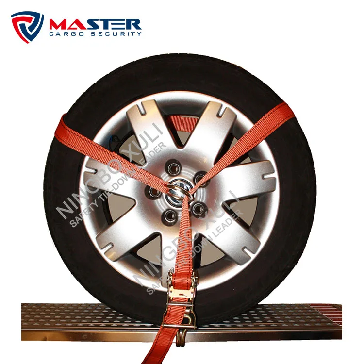 
auto hauler tie down lasso wheel ratchet strap 