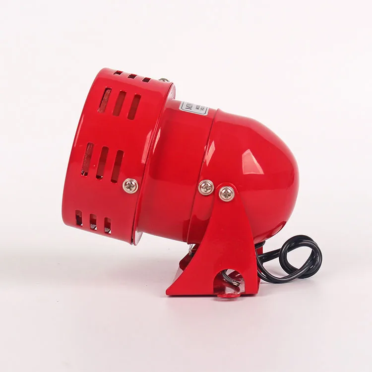 
MS190 Motor Siren Aluminum Alloy Mini 24v Industrial Alarm Electric Fire Alarm Siren For Factory 