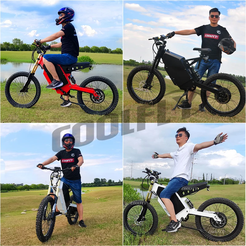 Strong Power Full Suspension cheap enduro electric bike rama 10000 12000w 15000w 20000w with insane torque