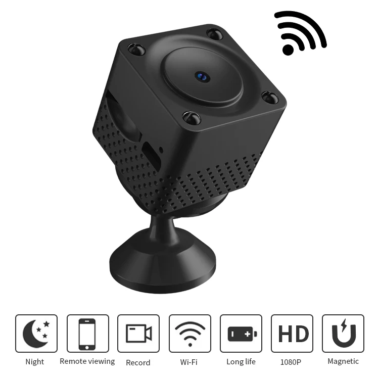 Hot on Amazon Wall Invisible Wireless Camera 1080P Wifi IP SPY CAM F9 Holder Outdoor Security Hidden Camera