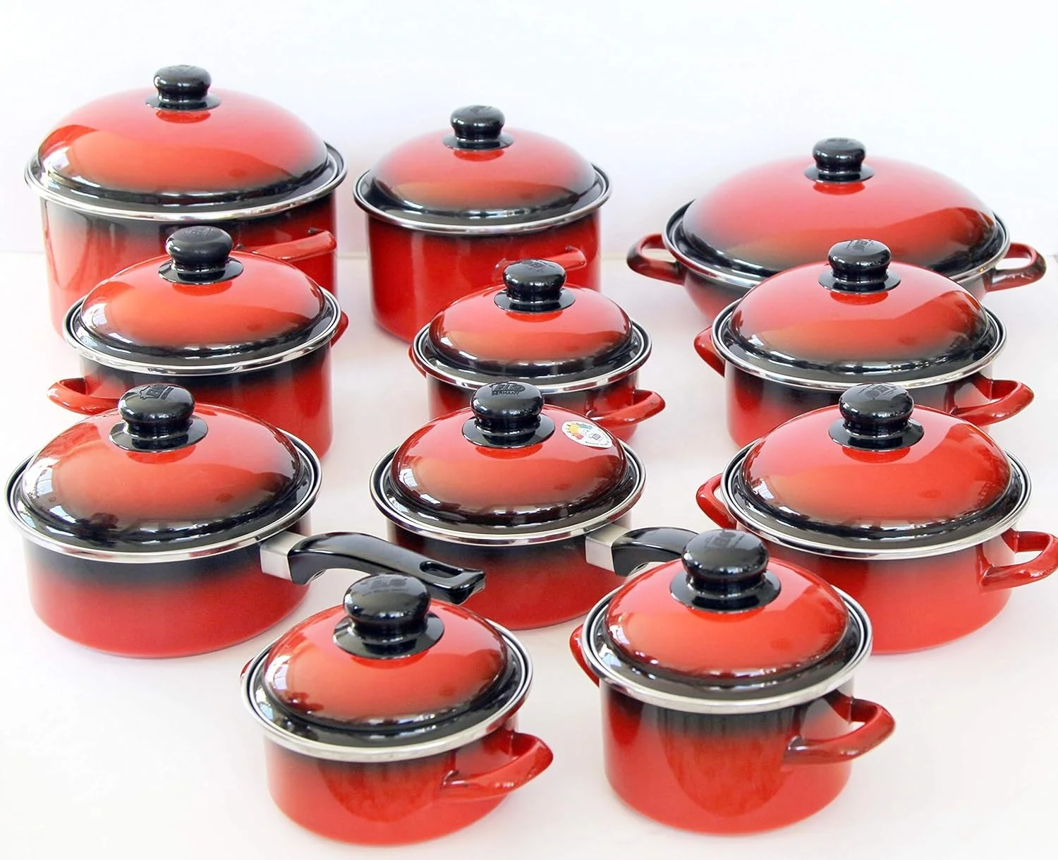 Enamel Casserole Soup Pot Russia Germany GSW Amazon ELO AVON Factory price Enamel Cookware Ollas de Peltre Emaye