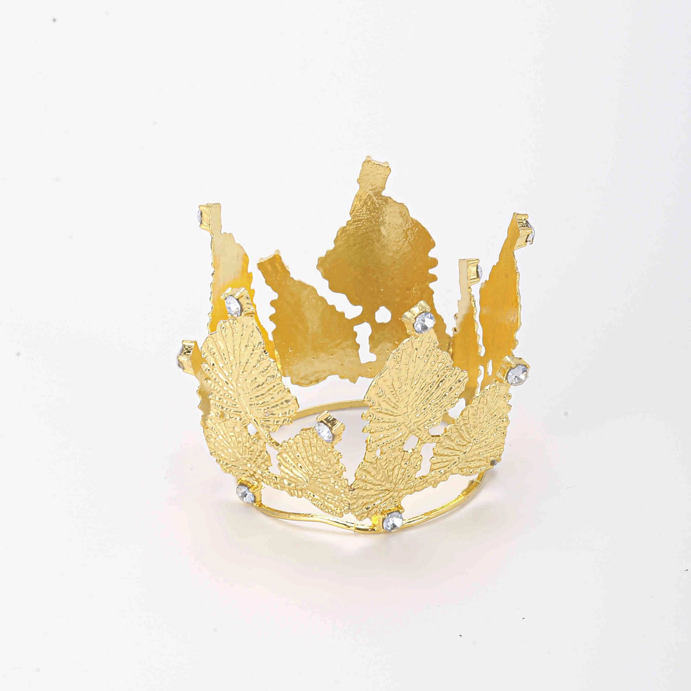 Small Rhinestone Heart Headdress Mini Crown Hair Accessories For Girls Birthday Gifts