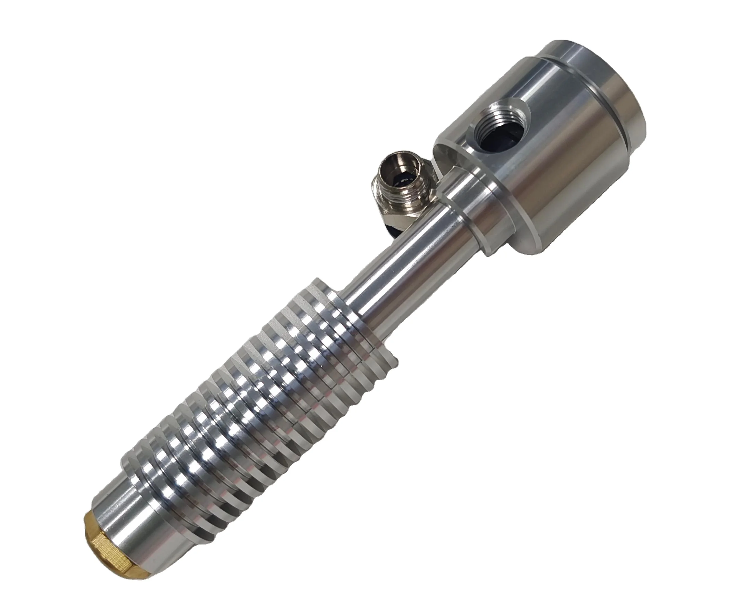 Factory direct custom CNC turning services raw machined CNC turning 6061 aluminium vortex tube head