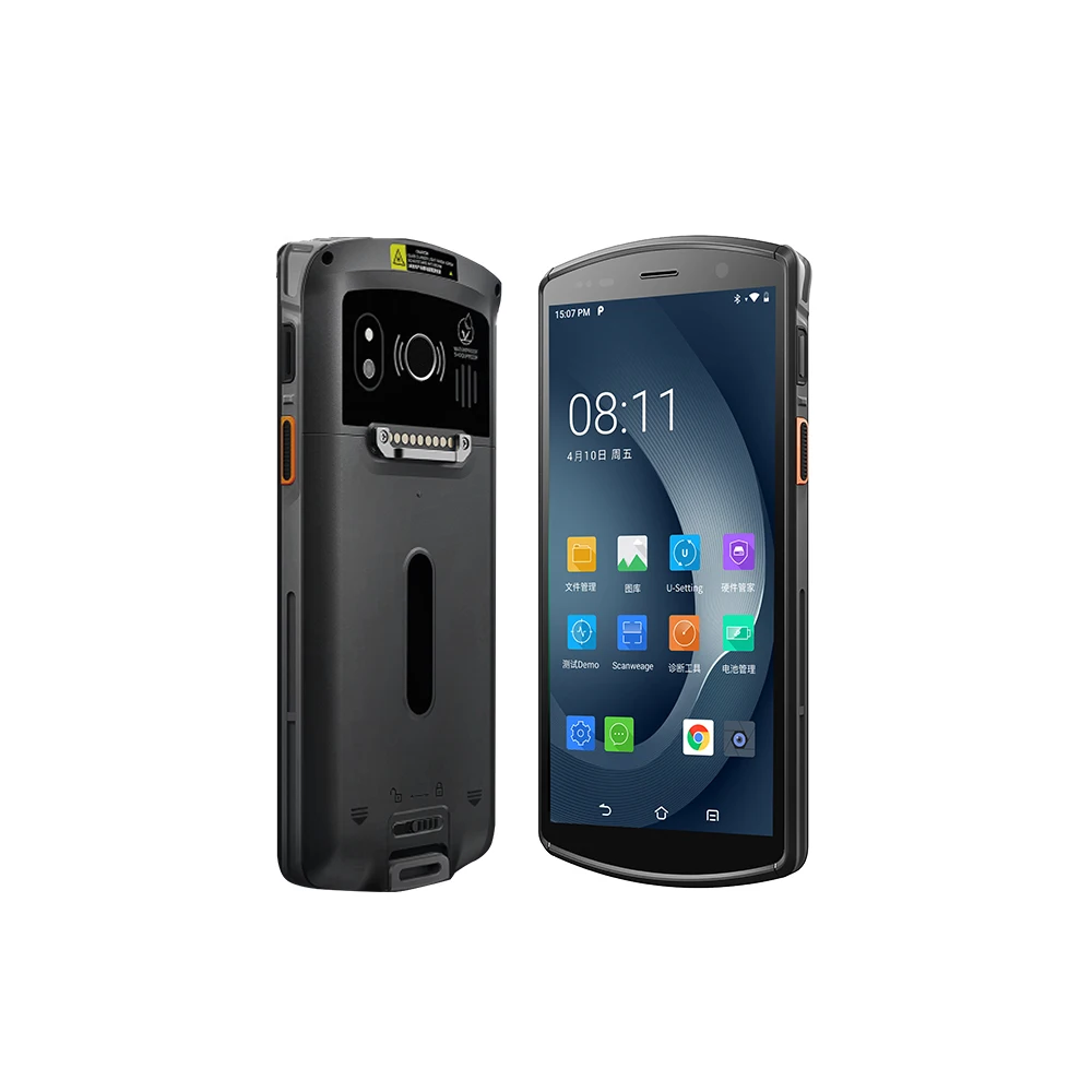 Rugged PDA Android 11 Bar code Reader 4G LTE NFC WiFi Handheld POS Devices 2D Barcode Scanner 5inch Touch Screen