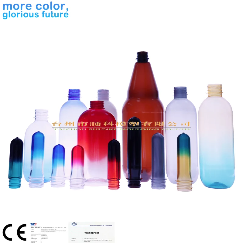 Trending products 2024 new arrivals Preform pet plastic bottle 24/410 32mm neck two color pet preform