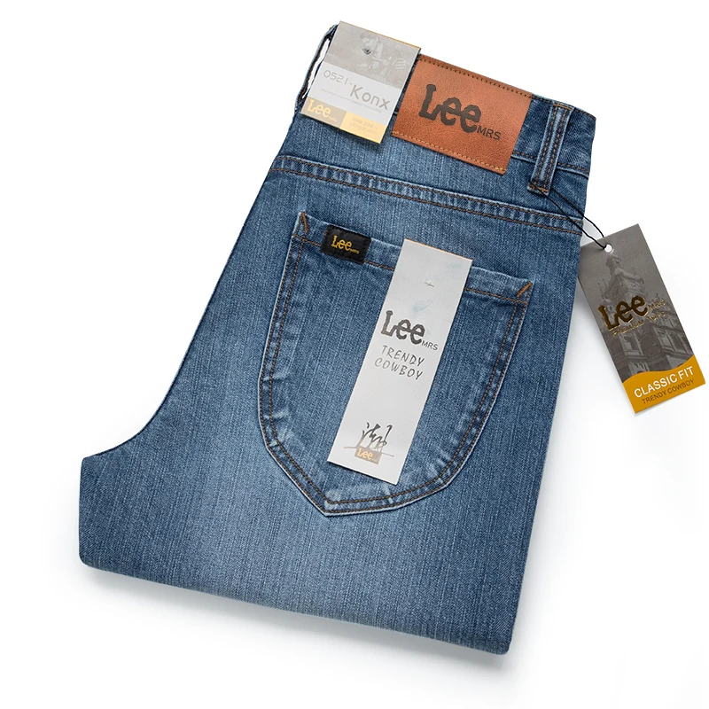 Wholesale new faded effect skinny fit jeans with large size elastic denim pants business all-match casual bottoms